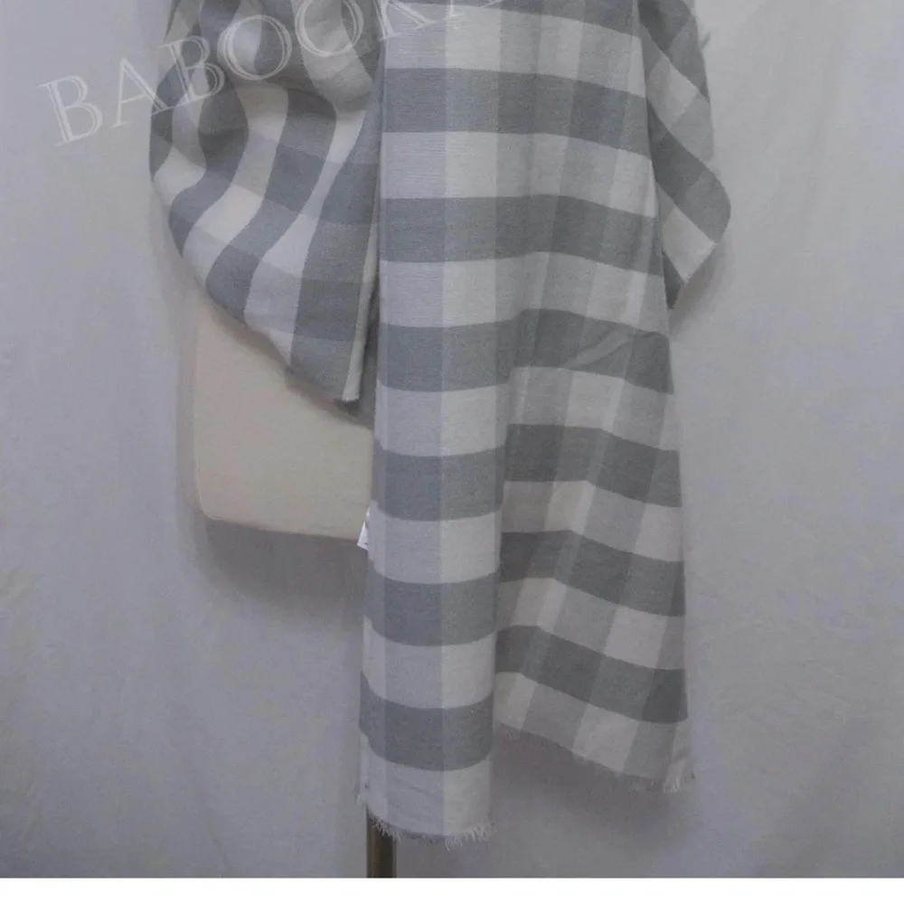 GAP Women Wool Blend Warm Cozy Checkered Scarf, Woman's Scarf Plaid Wrap…